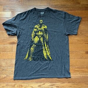Batman Graphic Gray T-Shirt, Size XL